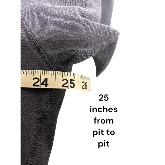 Revtown Mens Washed Black Crewneck Sweatshirt Large Cotton Blend Made In Canada - Picture 6 of 7